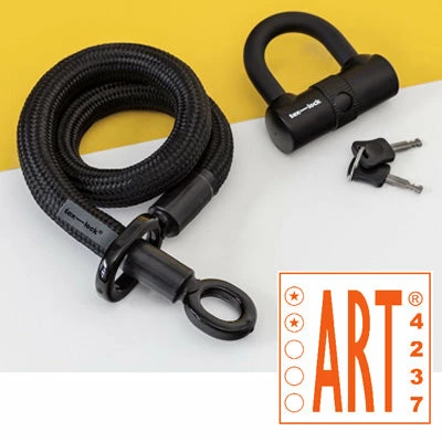 Antivol Tex-Lock Eyelet S 80 Cm Certifié Sold Secure Et ART2 3 Antivol Tex-Lock Eyelet S 80 Cm Certifié Sold Secure Et ART2