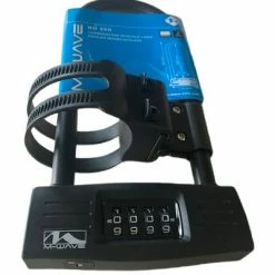 Antivol U à Code Avec Support Vélo M-Wave -Casques vélo Soldes Magasin antivol u a code avec support velo m wave full 5