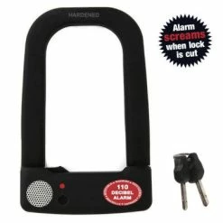 Antivol Vélo U à Clefs Avec Alarme De 110 Db Ultra Lock Alarm -Casques vélo Soldes Magasin antivol velo u a clefs avec alarme de 110 db ultra lock alarm full 3