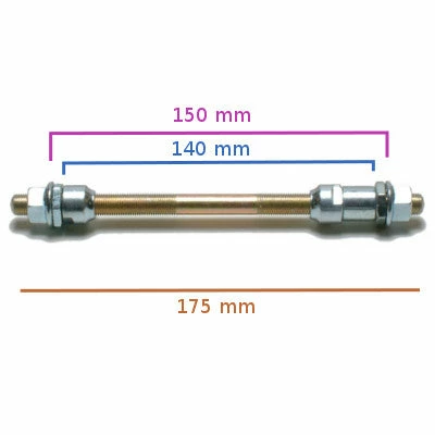 Oxford Axe Plein De Roue Vélo Arrière M10 X 175 Mm 4 Oxford Axe Plein De Roue Vélo Arrière M10 X 175 Mm – Image 2