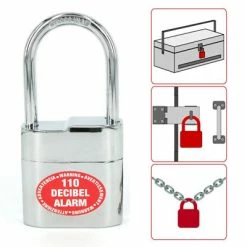 Cadenas Avec Alarme Pour Accessoire Et Cable Vélo Lock Alarm -Casques vélo Soldes Magasin cadenas avec alarme pour accessoire et cable velo lock alarm full 3