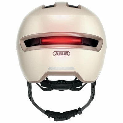 Casque Abus HUD-Y Ace Champagne Gold Avec Feu Pour Vélo En Ville 6 Casque Abus HUD-Y Ace Champagne Gold Avec Feu Pour Vélo En Ville – Image 4