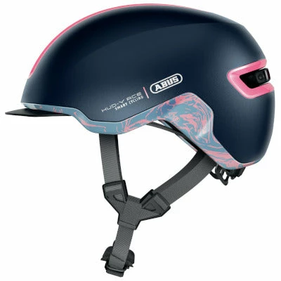 Casque Abus HUD-Y Ace Midnight Blue Avec Feu Pour Vélo En Ville 3 Casque Abus HUD-Y Ace Midnight Blue Avec Feu Pour Vélo En Ville