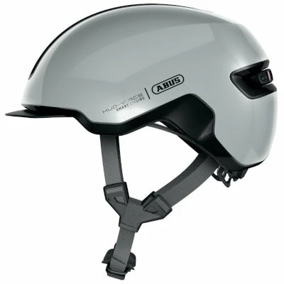Casque Abus HUD-Y Ace Race Grey Avec Feu Pour Vélo En Ville 3 Casque Abus HUD-Y Ace Race Grey Avec Feu Pour Vélo En Ville