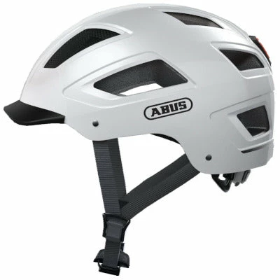 Casque De Vélo De Ville Blanc Hyban 2.0 Abus 3 Casque De Vélo De Ville Blanc Hyban 2.0 Abus
