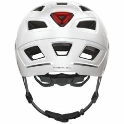 Casque De Vélo De Ville Blanc Hyban 2.0 Abus 9 Casque De Vélo De Ville Blanc Hyban 2.0 Abus -Casques vélo Soldes Magasin casque de velo de ville blanc hyban 2 0 abus full 3