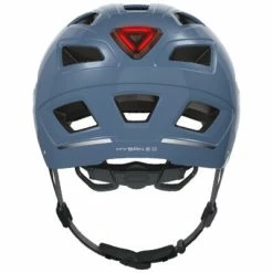 Casque De Vélo De Ville Bleu Hyban 2.0 Abus -Casques vélo Soldes Magasin casque de velo de ville bleu hyban 2 0 abus full 3