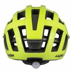 Casque Vélo à LED Compact Deluxe Lazer Jaune Flash -Casques vélo Soldes Magasin casque velo a led compact deluxe lazer jaune flash full 3
