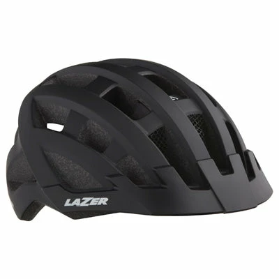 Casque Vélo à LED Compact Deluxe Lazer Noir 3 Casque Vélo à LED Compact Deluxe Lazer Noir