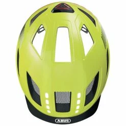 Casque Vélo Avec éclairages Abus Hyban 2.0 LED Signal Yellow -Casques vélo Soldes Magasin casque velo avec eclairages abus hyban 2 0 led signal yellow full 4
