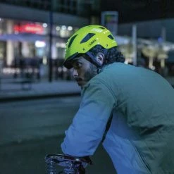 Casque Vélo Avec éclairages Abus Hyban 2.0 LED Signal Yellow -Casques vélo Soldes Magasin casque velo avec eclairages abus hyban 2 0 led signal yellow full 5