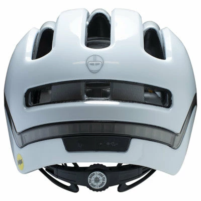 Casque Vélo Avec Led Intégrée Vio Nutcase Blanc 5 Casque Vélo Avec Led Intégrée Vio Nutcase Blanc – Image 3