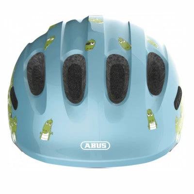 Casque Vélo Bébé Blue Croco Smiley ABUS 4 Casque Vélo Bébé Blue Croco Smiley ABUS – Image 2