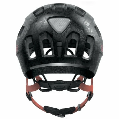 Casque Vélo Enfant Youn-I 2.0 Abus Noir Fleuri 5 Casque Vélo Enfant Youn-I 2.0 Abus Noir Fleuri – Image 3