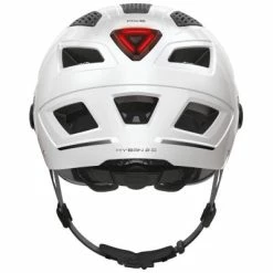 Casque Vélo Hyban 2.0 Ace Blanc Avec Visière Intégrée Abus -Casques vélo Soldes Magasin casque velo hyban 2 0 ace blanc avec visiere integree abus full 3