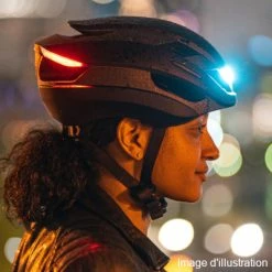 Casque Vélo Lumineux à Clignotants Ultra Lumos Blanc -Casques vélo Soldes Magasin casque velo lumineux a clignotants ultra lumos blanc full 6