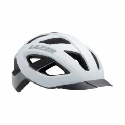 Casque Vélo Polyvalent Avec Petite Visière Cameleon Lazer Blanc