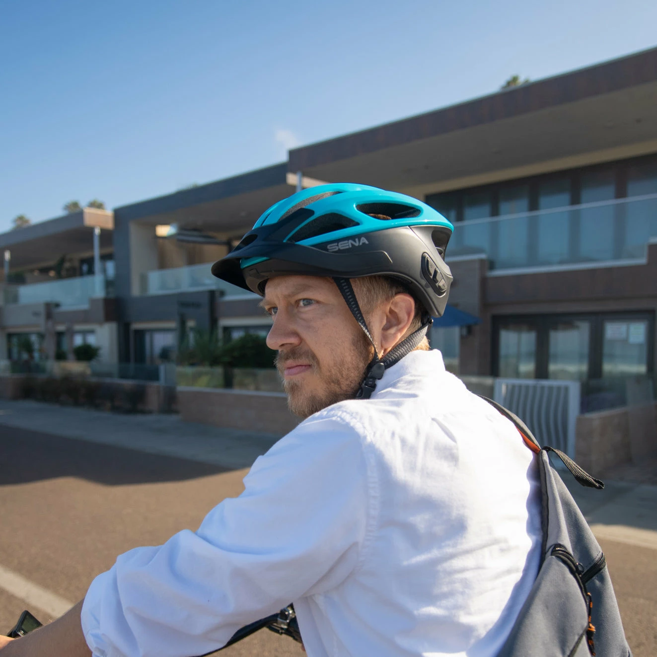 Visière Pour Casque Sena R1 Vélo Route 7 Visière Pour Casque Sena R1 Vélo Route – Image 5