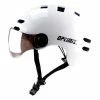 Casque Vélo Urbain à Visière Blanc Optimiz O-380 2 Casque Vélo Urbain à Visière Blanc Optimiz O-380 -Casques vélo Soldes Magasin casque velo urbain a visiere blanc optimiz o 380 full