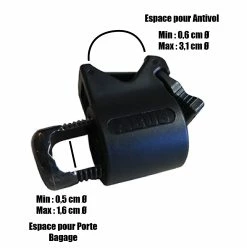 Fixation UGH 02 Pour Antivol U Sur Porte Bagage ABUS -Casques vélo Soldes Magasin fixation ugh 02 pour antivol u sur porte bagage abus full 4