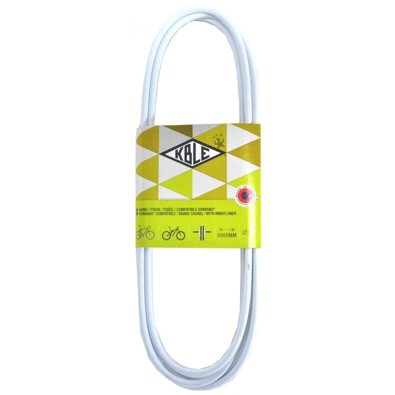 KBLE GAINE FREIN TEFLONEE BLANCHE DIAM. 5mm - 2 METRES 3 KBLE GAINE FREIN TEFLONEE BLANCHE DIAM. 5mm - 2 METRES