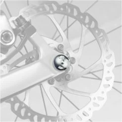 Antivols Pour Roue Avant Et Arrière Avec Axe à Serrage Rapide Pinhead 11 Antivols Pour Roue Avant Et Arrière Avec Axe à Serrage Rapide Pinhead -Casques vélo Soldes Magasin lot de 2 verrous a relachement rapide verrous pour roues 2