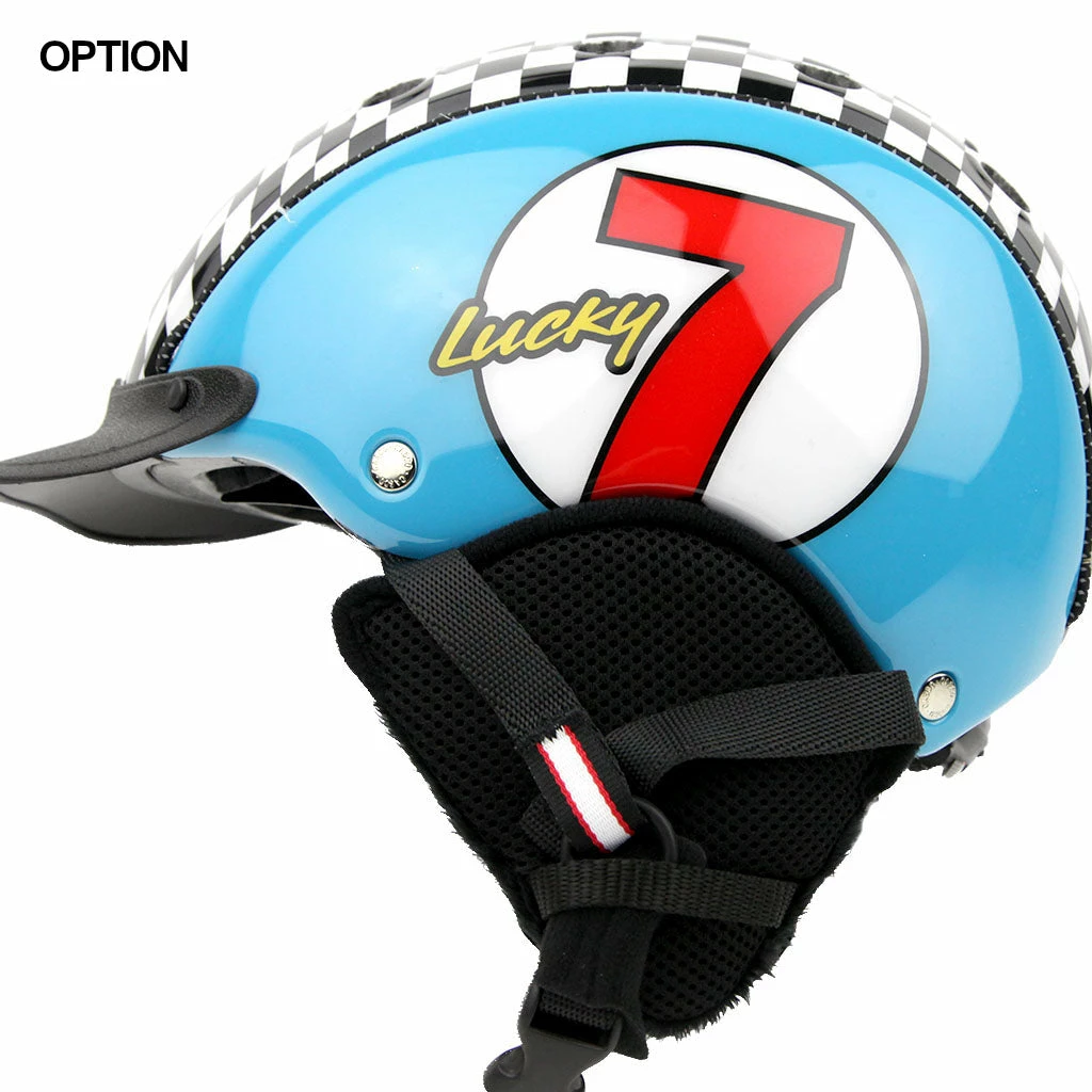 Casque Enfant Cyclisme Et Ski - Mini 2 Luck 7 Bleu Casco 6 Casque Enfant Cyclisme Et Ski - Mini 2 Luck 7 Bleu Casco – Image 4