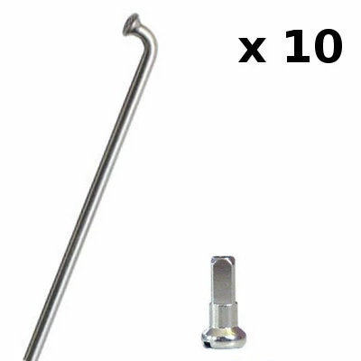CN-Spoke Rayons Roue De Vélo Avec écrous à Rayon - Kit De 10 Pièces 3 CN-Spoke Rayons Roue De Vélo Avec écrous à Rayon - Kit De 10 Pièces