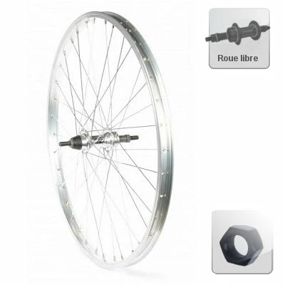 Brandless Roue Arrière 24 Pouces à Roue Libre Pour Vélo Junior 3 Brandless Roue Arrière 24 Pouces à Roue Libre Pour Vélo Junior