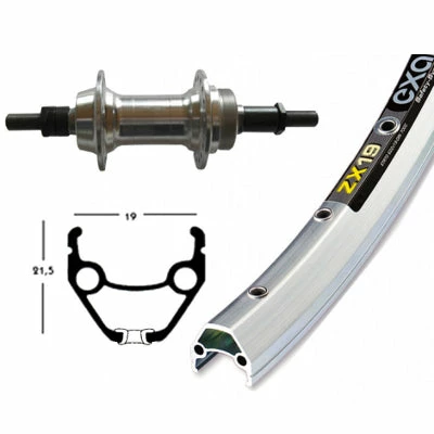 Exal Roue Arrière 28 Pouces Alu Roue Libre Serrage écrou 4 Exal Roue Arrière 28 Pouces Alu Roue Libre Serrage écrou – Image 2