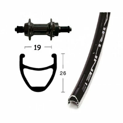 Roue Arrière à Roue Libre Vélo 28 Pouces Noire Airline Rodi 6 Roue Arrière à Roue Libre Vélo 28 Pouces Noire Airline Rodi – Image 4