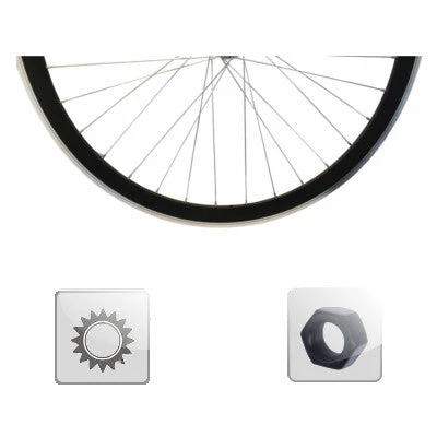 Brandless Roue De Vélo Arrière Piste Noire 700 Fixie 3 Brandless Roue De Vélo Arrière Piste Noire 700 Fixie