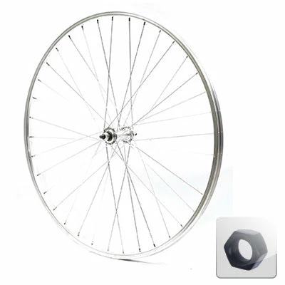 Brandless Roue Vélo Avant 26 Pouces Simple Paroi Axe à écrous 3 Brandless Roue Vélo Avant 26 Pouces Simple Paroi Axe à écrous