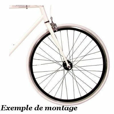 Point Roues Avant Et Arrière Moyeu Flip Flop Fixie Single Speed Noires 5 Point Roues Avant Et Arrière Moyeu Flip Flop Fixie Single Speed Noires – Image 3