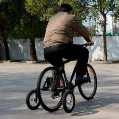 XPRIT Roues Stabilisatrices Pour Vélo Adulte Fixation Hauban Et Base -Casques vélo Soldes Magasin roues stabilisatrices pour velo adulte fixation hauban et base full 4