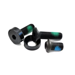 VIS D'AXE DE PÉDALIER FOUNDATION 3/8'x 24tpi Noires